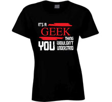 Load image into Gallery viewer, Geek T Shirt - AWESOME-NERDOM