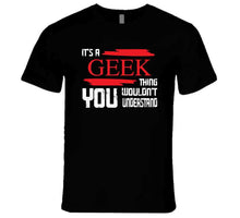 Load image into Gallery viewer, Geek T Shirt - AWESOME-NERDOM